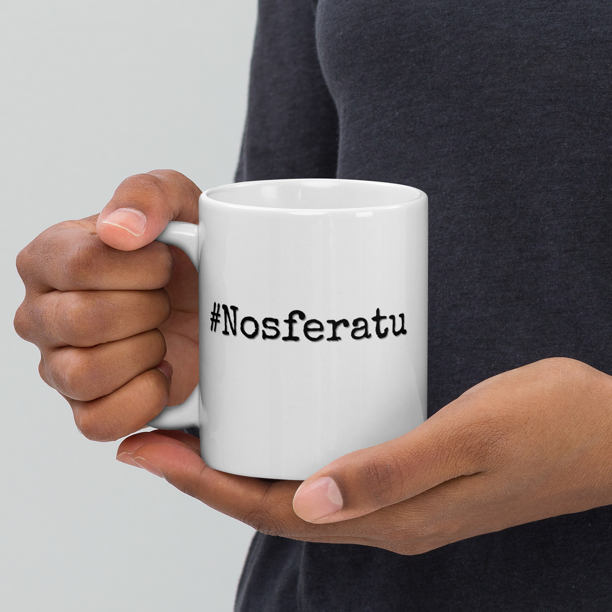 #Nosferatu Horror Mug – 11 oz Ceramic Coffee Mug - Image 2